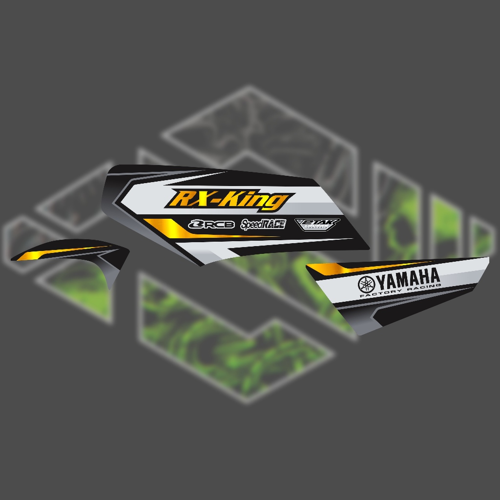 Sticker Striping Yamaha RX King Variasi / Stiker Variasi RX King / Striping Variasi RX King