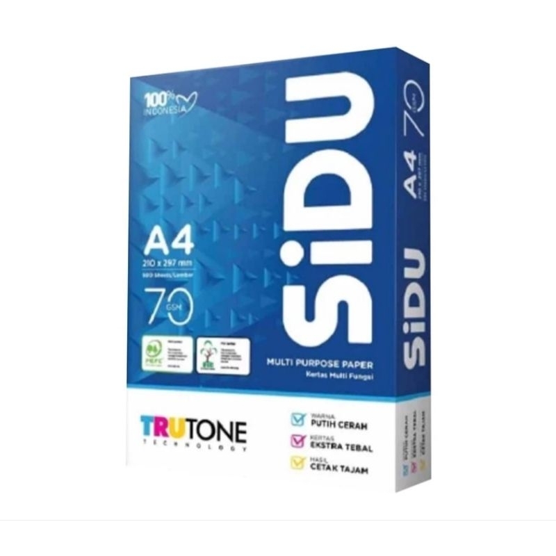 

HVS A4 SIDU 70gsm