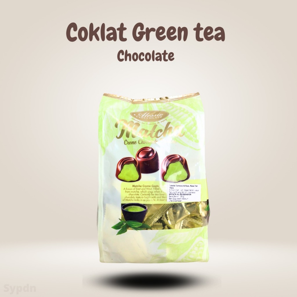 

Coklat green tea chocolate original turkey 250gr - coklat durian - kurma elshanum