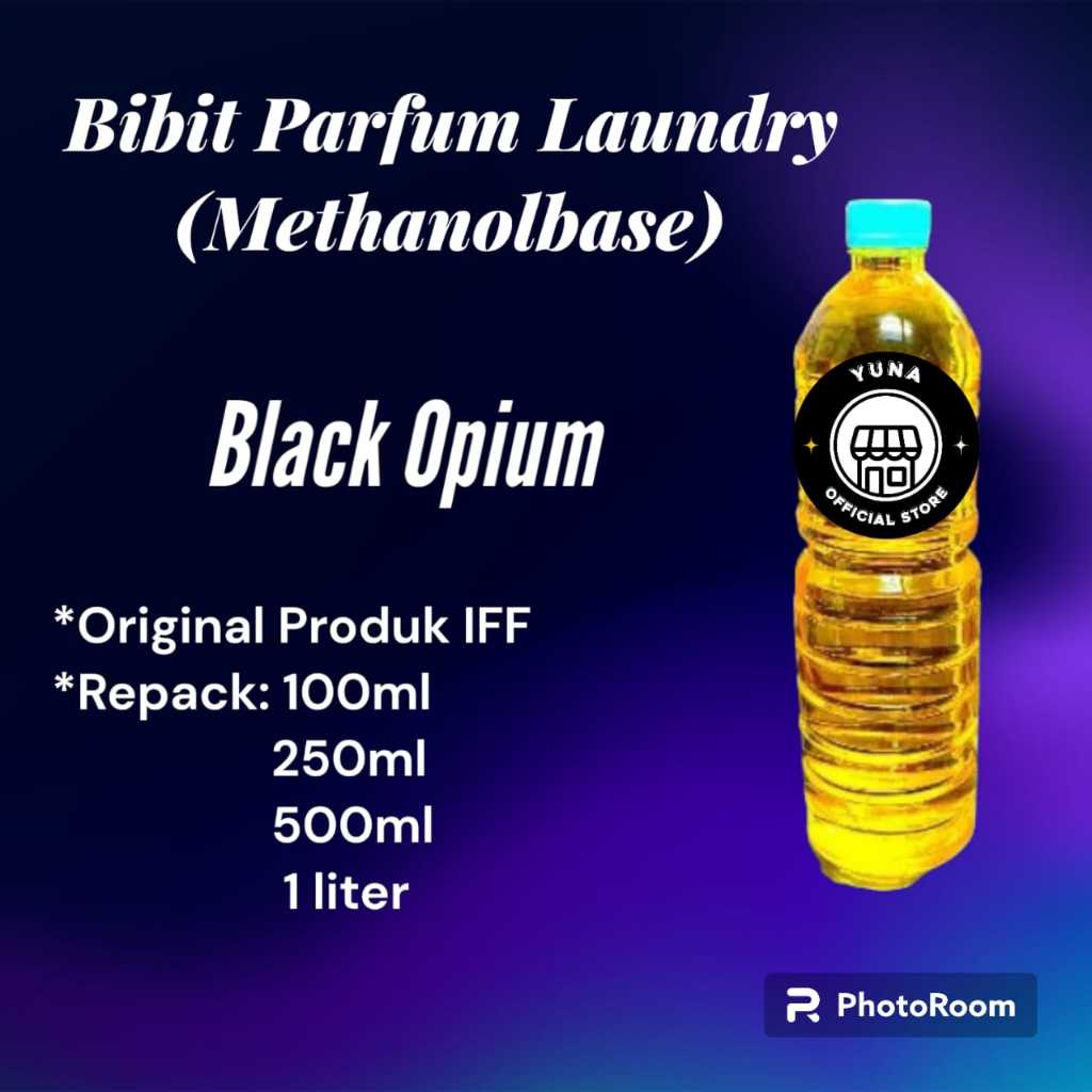 BIBIT PARFUM LAUNDRY BLACK OPIUM METHANOLBASE MERK IFF ORIGINAL TANPA CAMPURAN