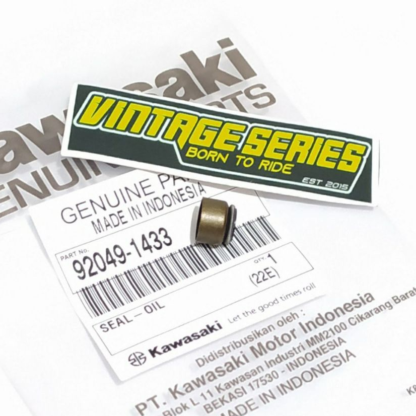 Seal Klep Kawasaki KAZE R KGP 92049-1433 Oli seal klep