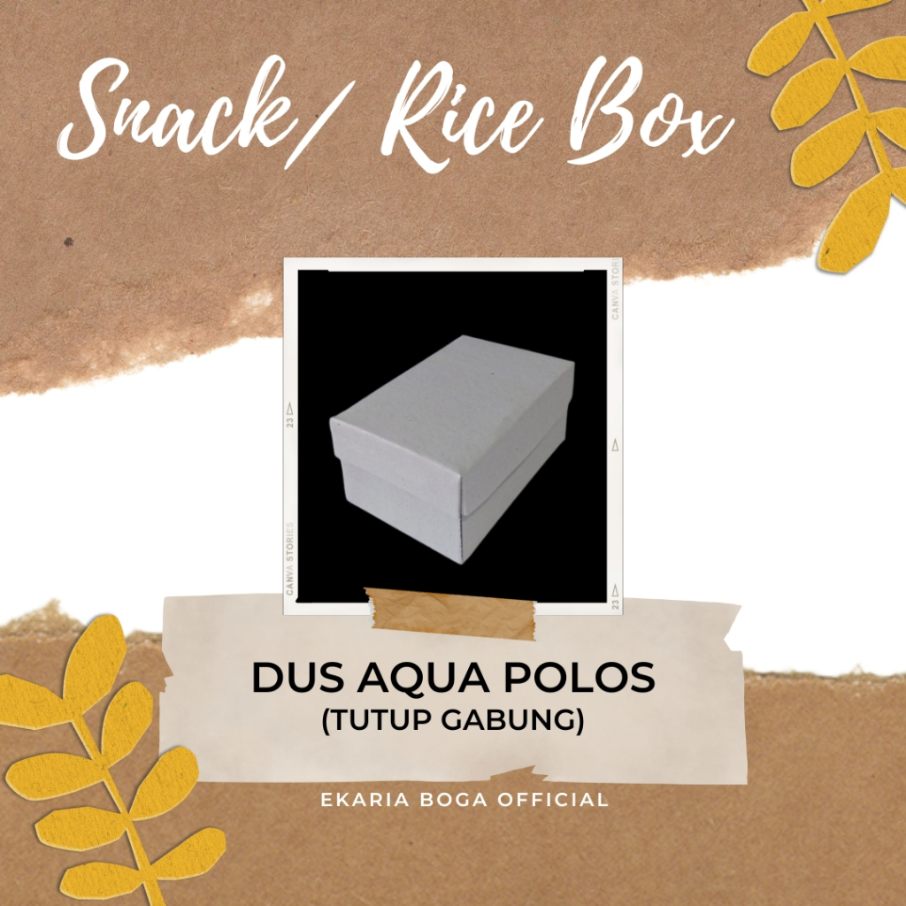 SNACK BOX | RICE BOX | DUS NASI | DUS SNACK | NON COATED | DUS KUE TART | DUS POLOS