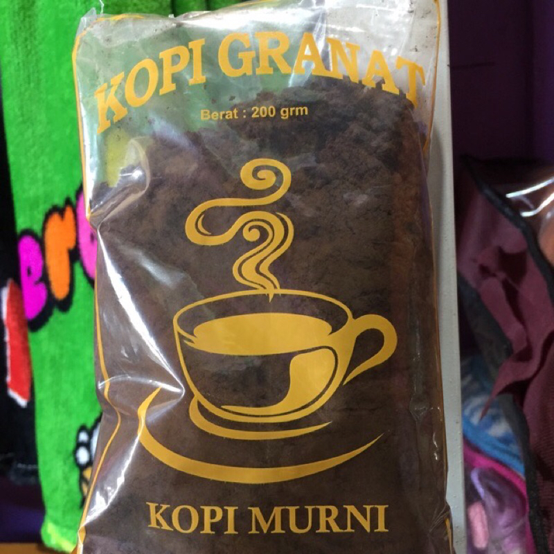 

KOPI LELET GRANAT ASLI 100% kopi murni