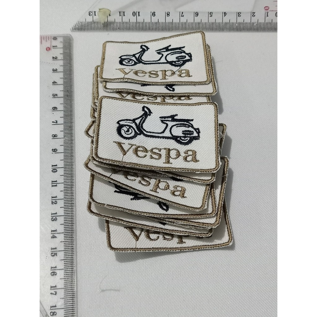 Patch bordir emblem bordir vespa / custom