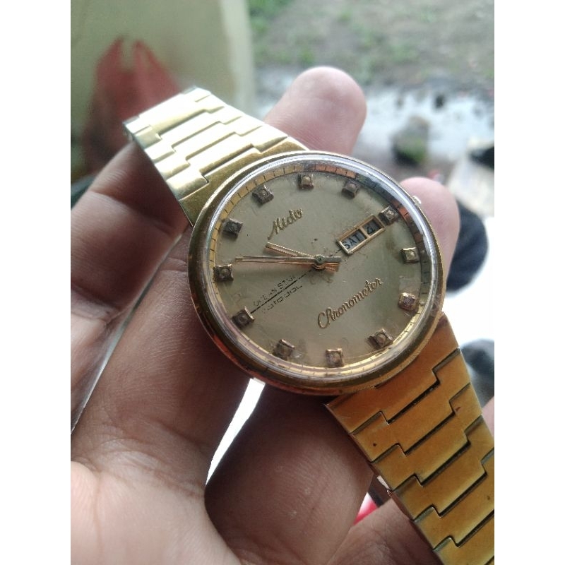 jam tangan Mido commander second otomatis