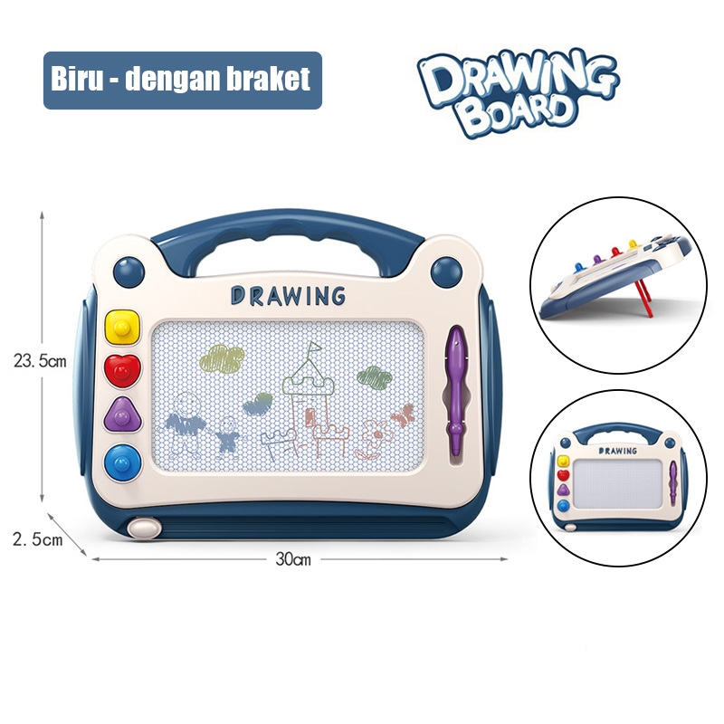 Anak Menulis Papan Tulis Gambar/Papan Gambar Warna Magnetik/Mainan Papan Tulis Magnetik/Papan Gambar