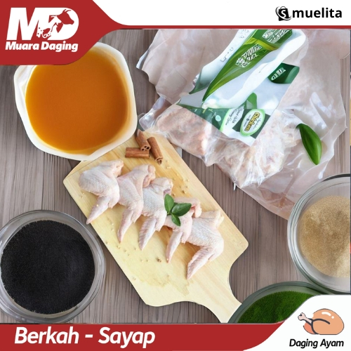 

BERKAH CHICKEN ORGANIK Sayap 1kg - BEBAS Hormon & Antibiotik