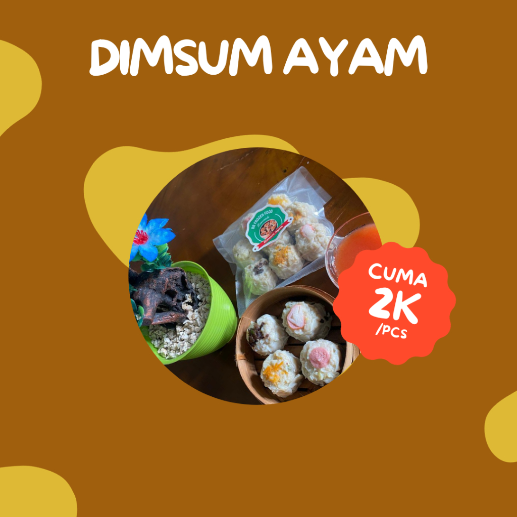 

Dimsum Ayam Halal termasuk saos RR Frozen Food