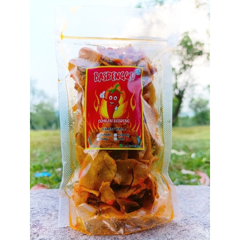 

Basreng varian rasa Balado dan daun jeruk 100gr