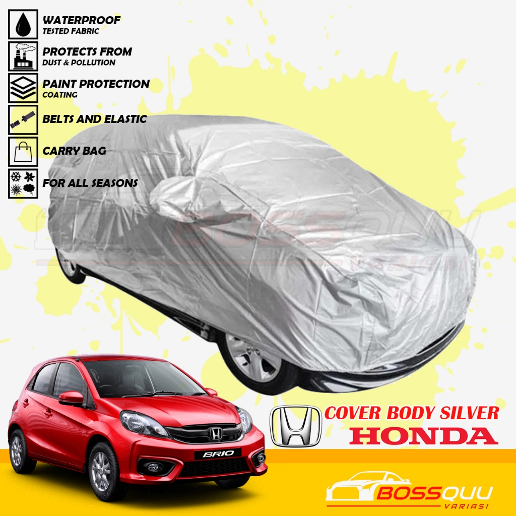 SARUNG MOBIL / COVER MOBIL OUTDOOR HONDA SILVER