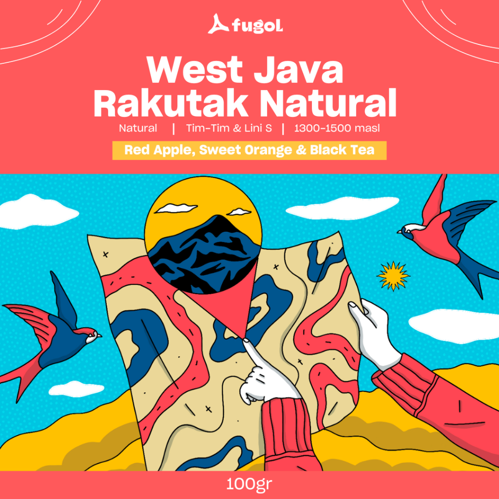 

Biji Kopi Arabika WEST JAVA RAKUTAK NATURAL (100 gr) Single Origin Coffee