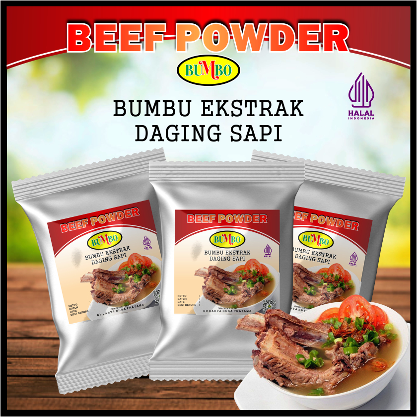 

Bumbu ekstrak daging sapi- Beef Seasoning Powder