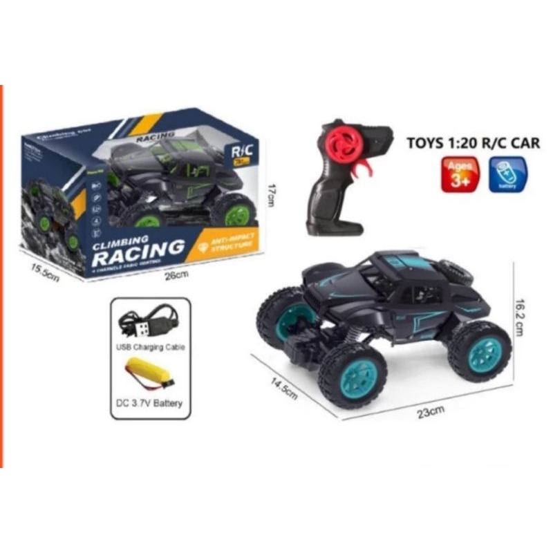 Mainan Mobil Remote Control Batre Cas Besar Anak Remot Climbing Racing