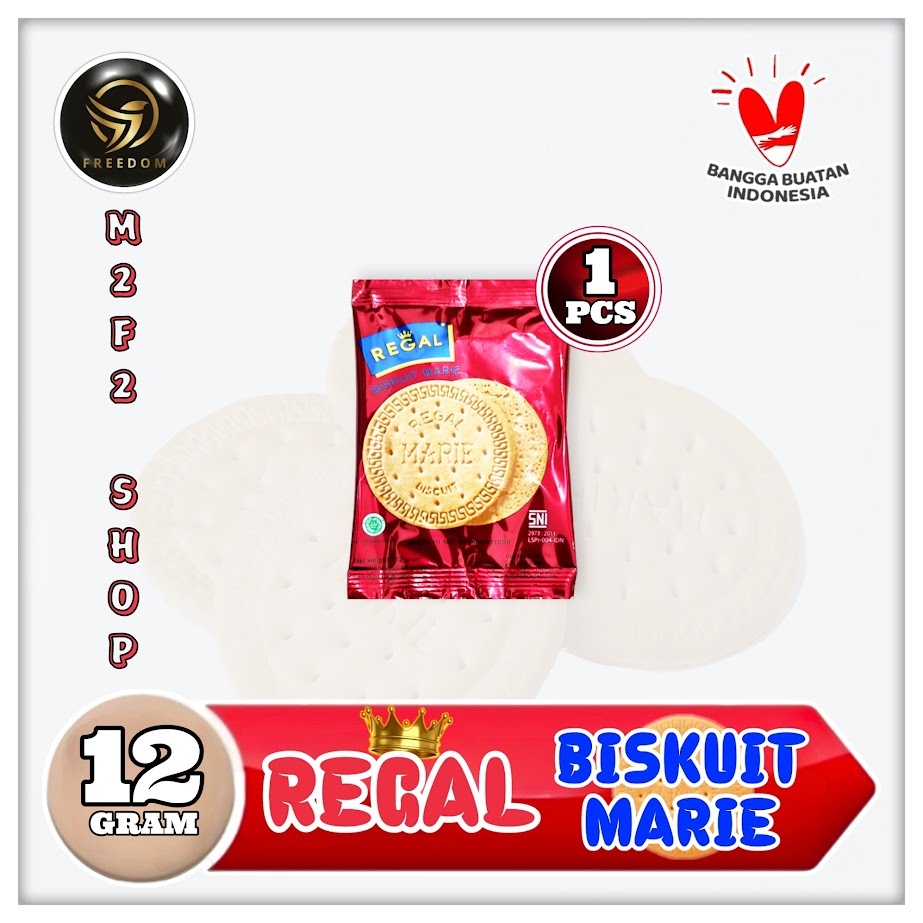 

Biskuit Marie Regal Original Sachet - 12 gr (Kemasan Satuan)