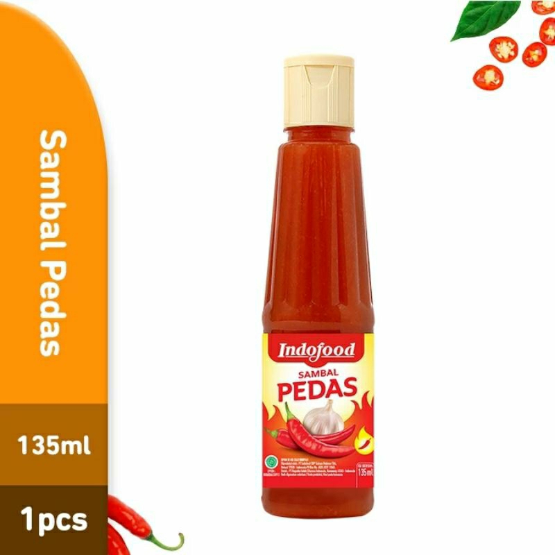 

Indofood sambal pedas 135ml