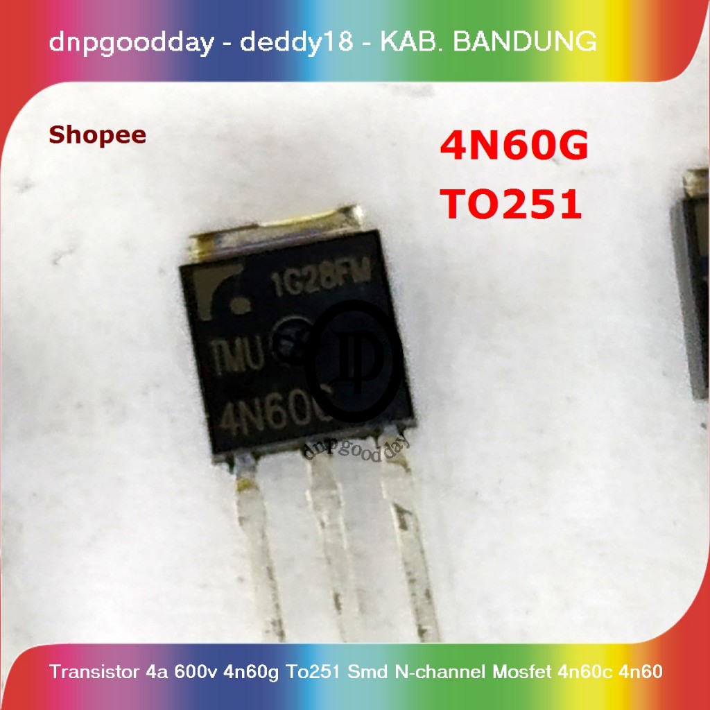 transistor 4a 600v 4n60g to251 smd n-channel mosfet 4n60c 4n60