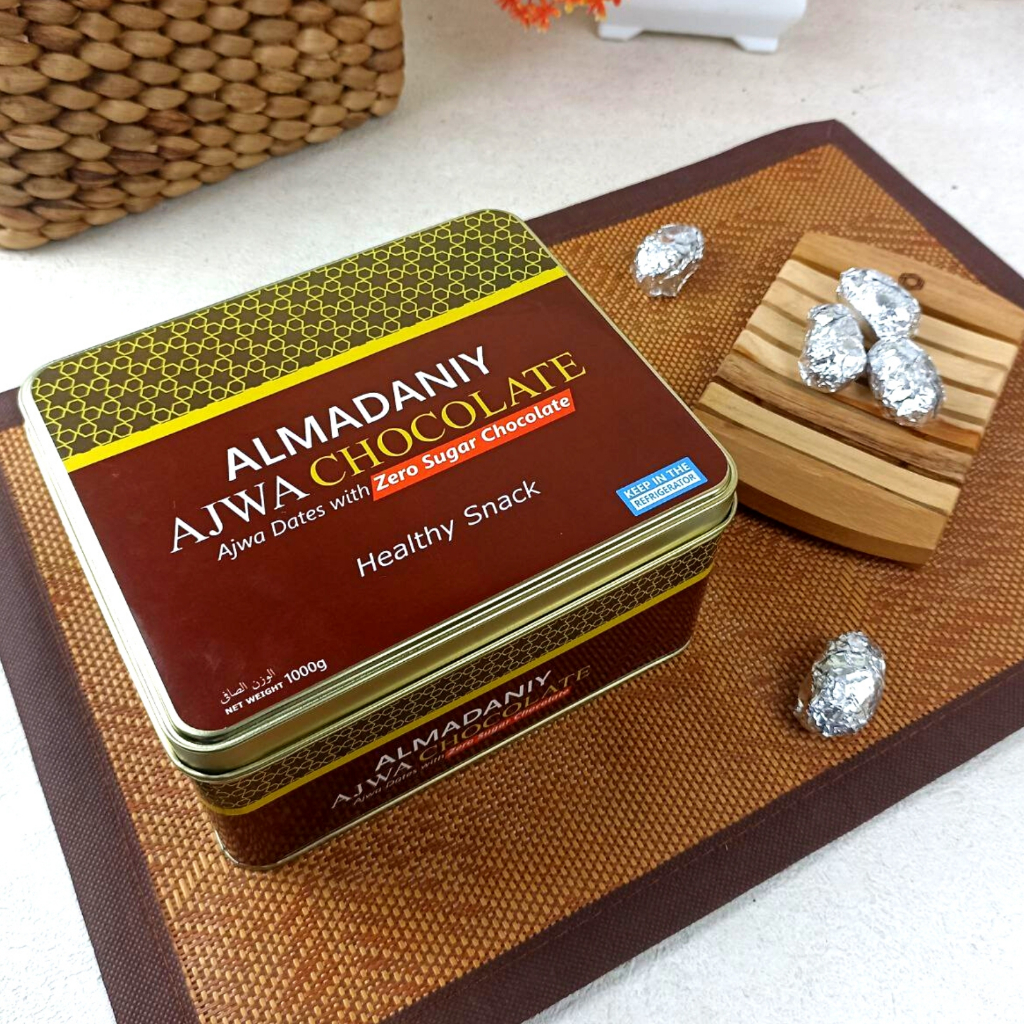 

Cokelat Kurma Ajwa dengan 100% Zero Sugar Chocolate