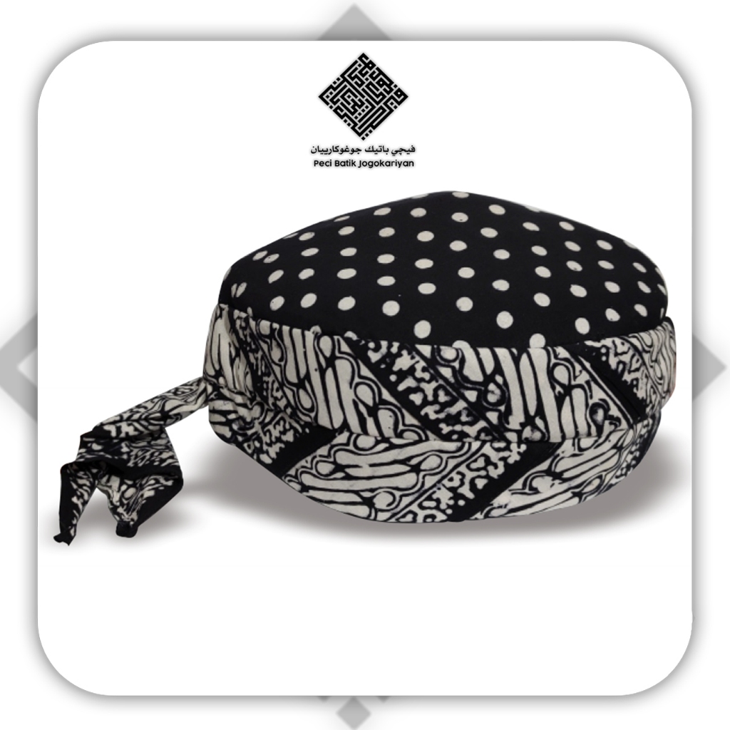 Peci Batik Jogokariyan Motif Parang Polkadot Original