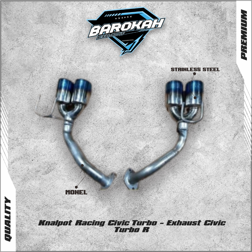 Knalpot Racing Civic Turbo - Exhaust Civic Turbo R