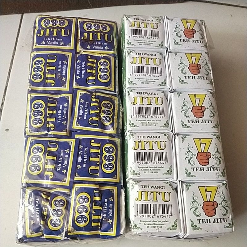 

Teh wangi 999 jitu 2 variant 1 bal (10 pcs)