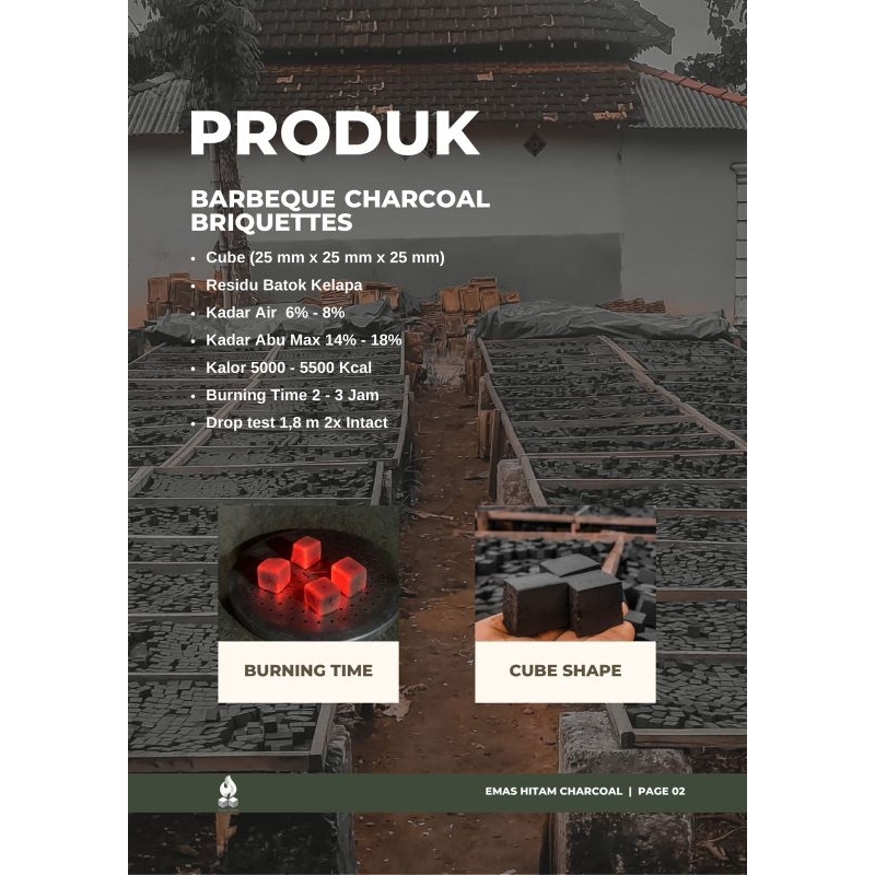 

BARBEQUE Charcoal Briquette