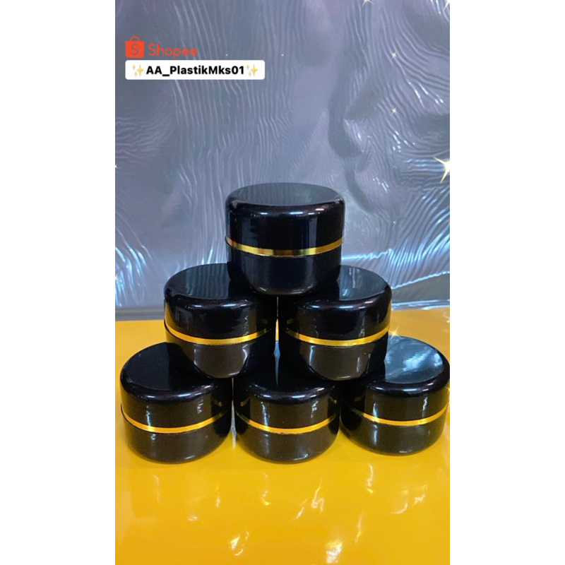 POT CREAM UK 12,5GR FULL HITAM - LIST GOLD