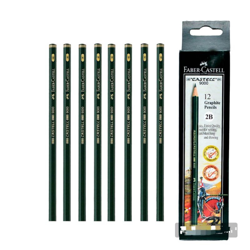 

FABER CASTELL PENSIL 2B 1 KOTAK ISI 12 PCS