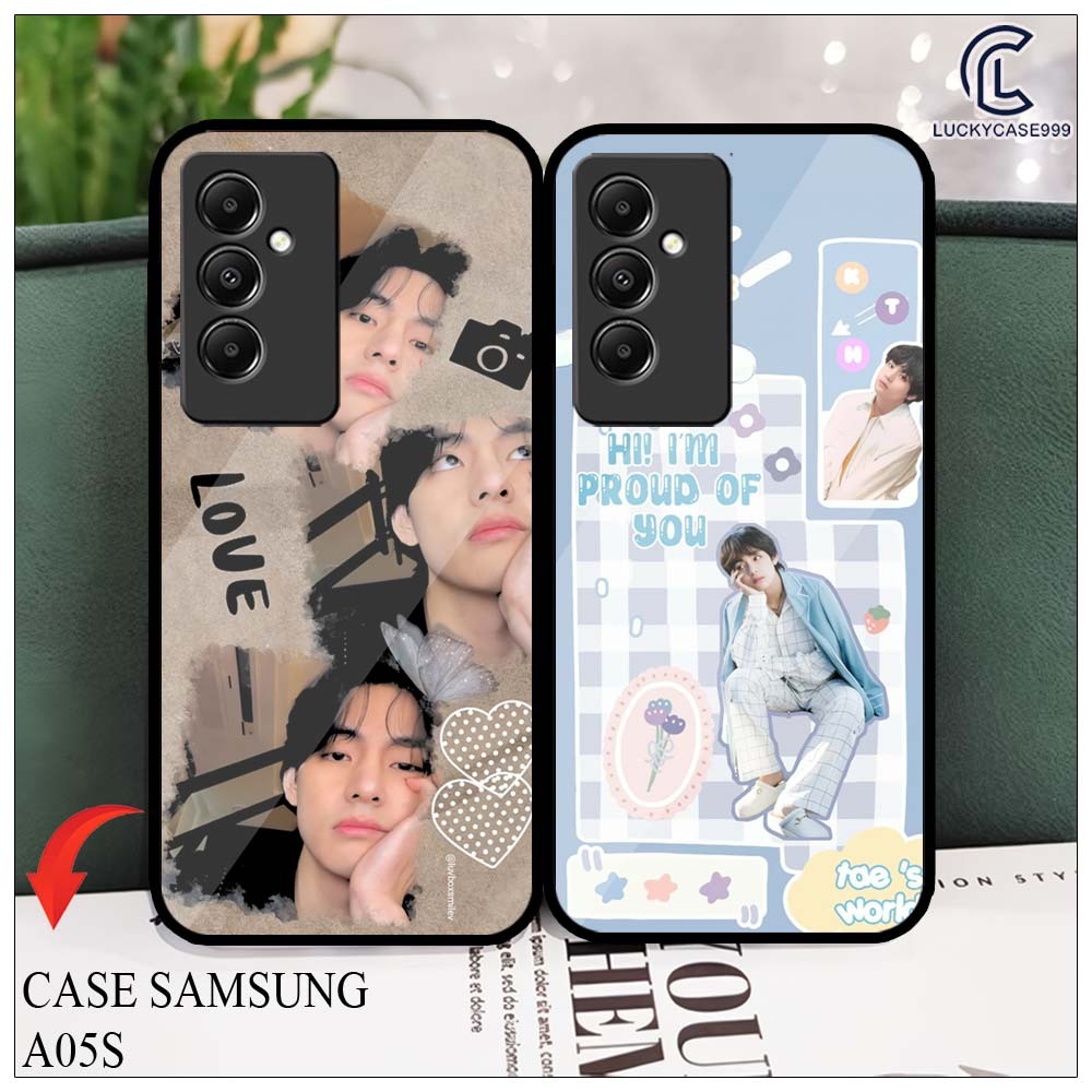 Softcase Samsung A05S A05 Terbaru (LS838) Casing Kaca Kilau Motif Kpop Pic HD Case Samsung All Type