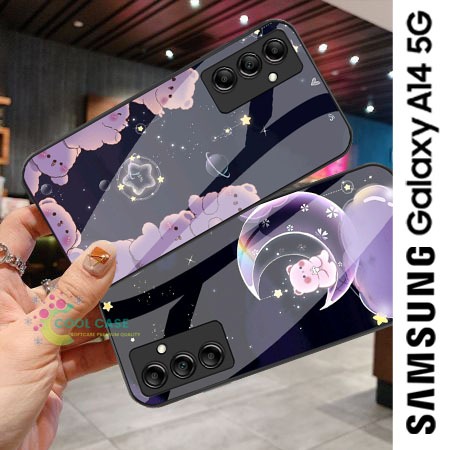 Softcase Kaca Kilau Samsung A14 5G Motif Lucu Case Samsung A14 5G Casing Handphone A14 5G [CK324]