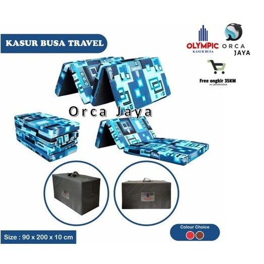 Kasur Olympic Travel Bag/Kasur Busa Lipat/Kasur Olympic/INSTAN