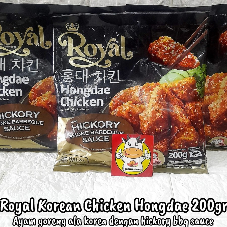 

BELFOOD ROYAL KOREAN CHICKEN HONGDAE 200GR-FROZEN FOOD-BRONTZ JOGJA