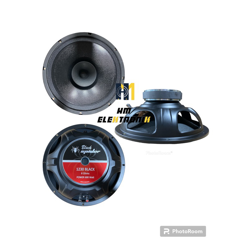 Speaker Black Spider 1230 Black Fullrange