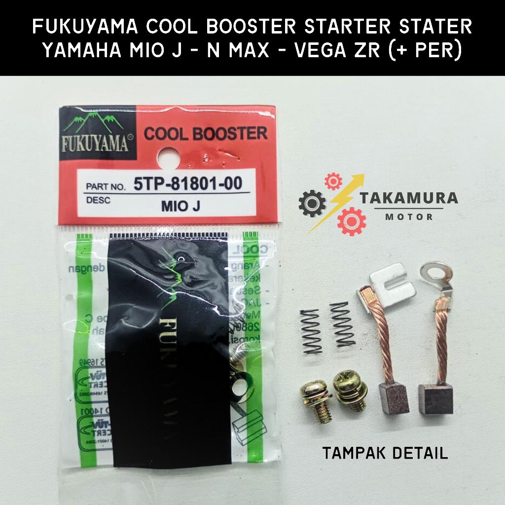 Fukuyama Kolboster Colstater Cool Booster Arang Areng Dinamo Starter Carbon Brush Brostel Batu Karbo