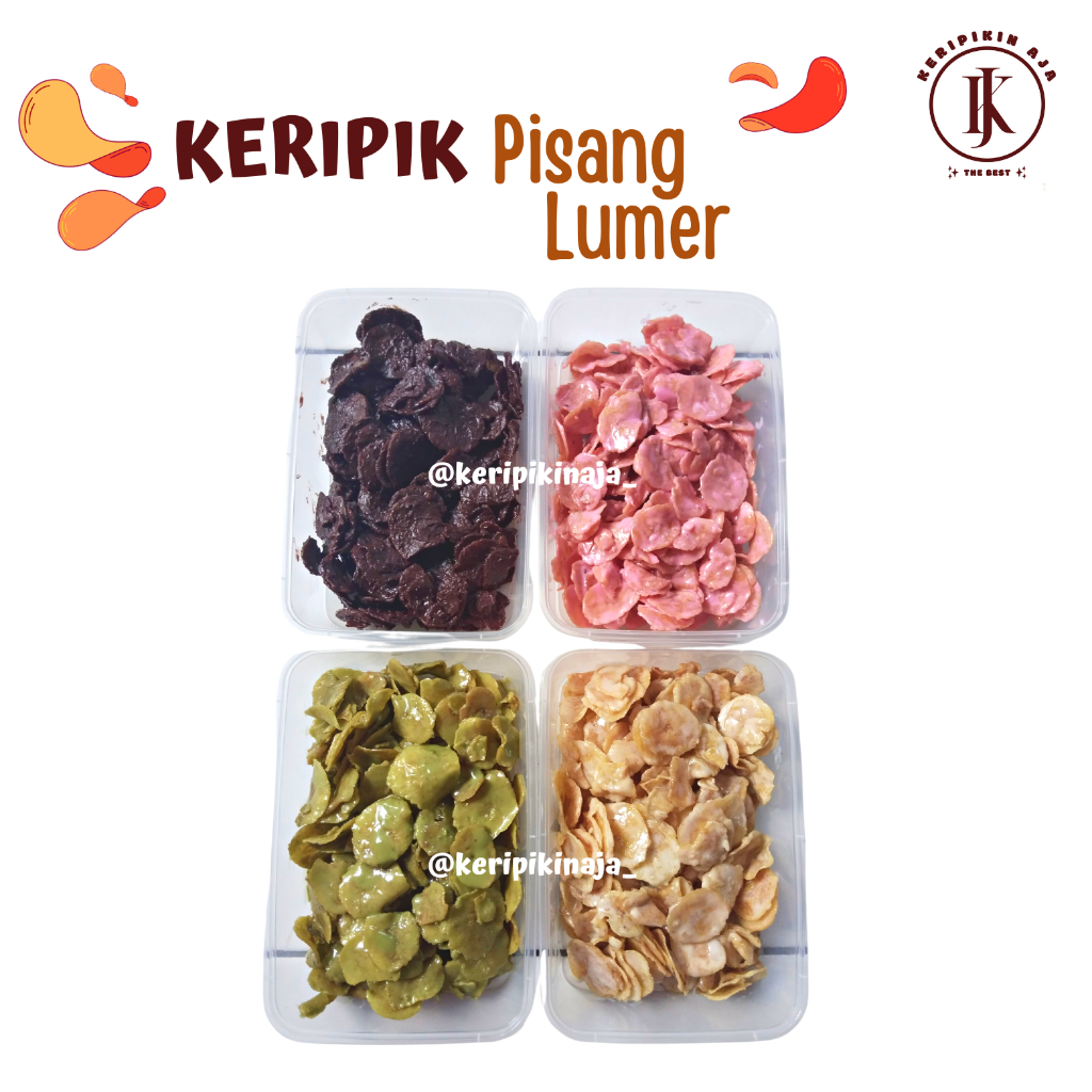 

Keripik Pisang Coklat Lumer / Kripik Pisang Coklat Lumer 175gr