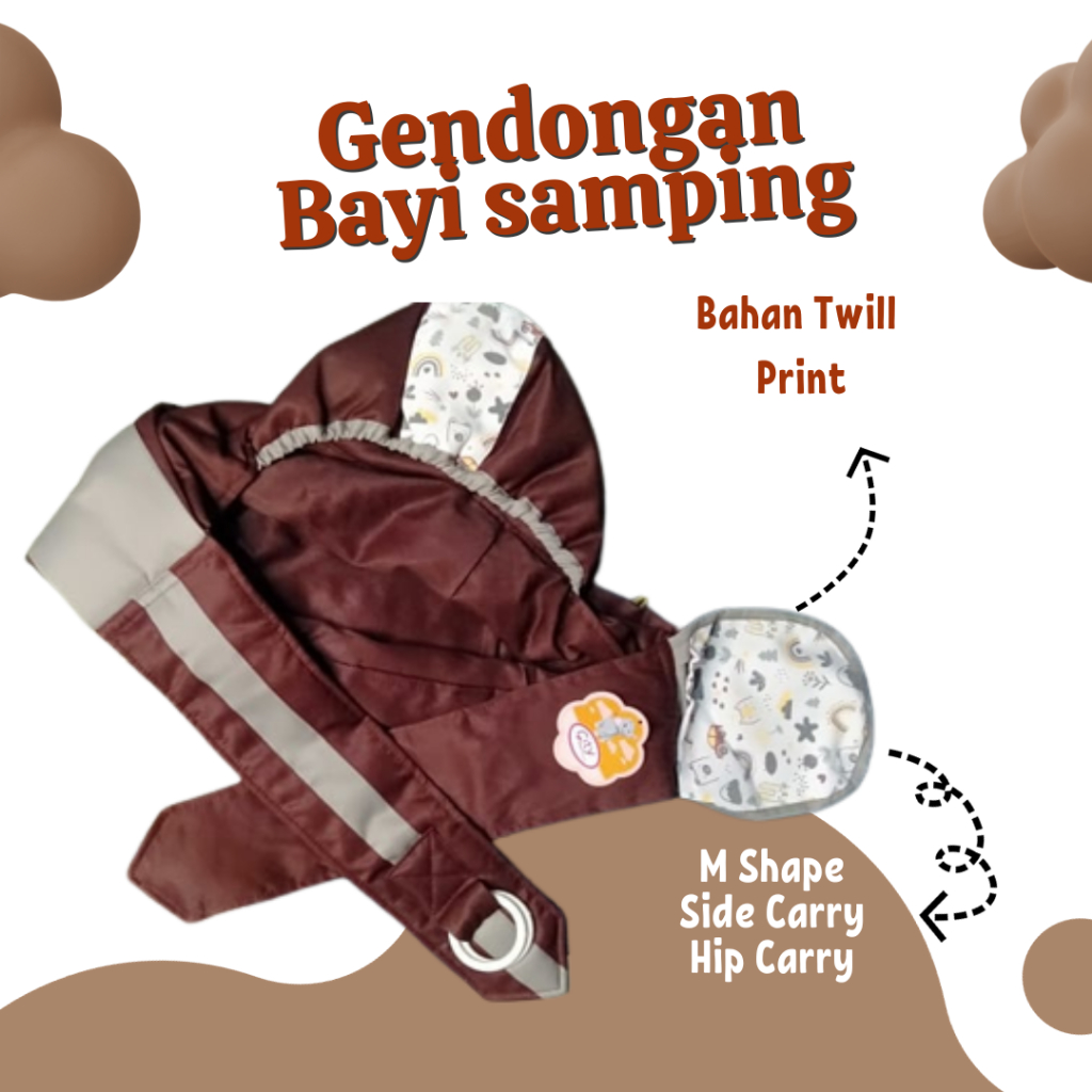 Gendongan Bayi Samping Multifungsi