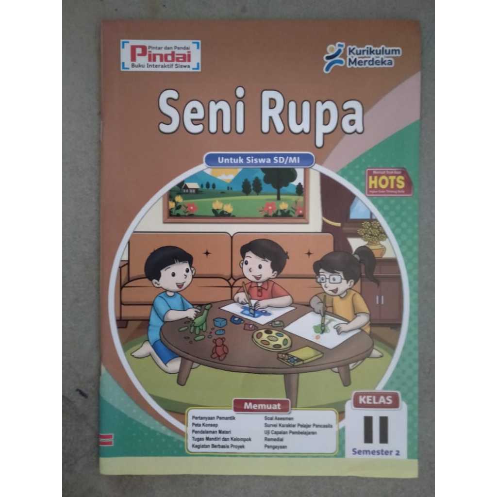 

Buku LKS Pindai Kurikulum Merdeka Seni Rupa untuk Kelas 2 SD/Mi Semester-2 (Cetakan Terbaru November 2023)