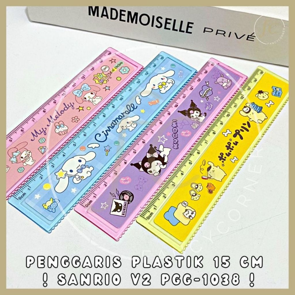 

MOTIF BARU!! Penggaris / Mistar / Skala Panjang Plastik Tebal 15 cm Motif Kartun Anime Jepang Sanrio Sanx V2 Cinnamoroll Kuromi Pompompurin My Melody Hello Kitty Pastel PGG-1038 Alat Tulis Fancy Anak Souvenir Murah Harga Grosir Ready COD