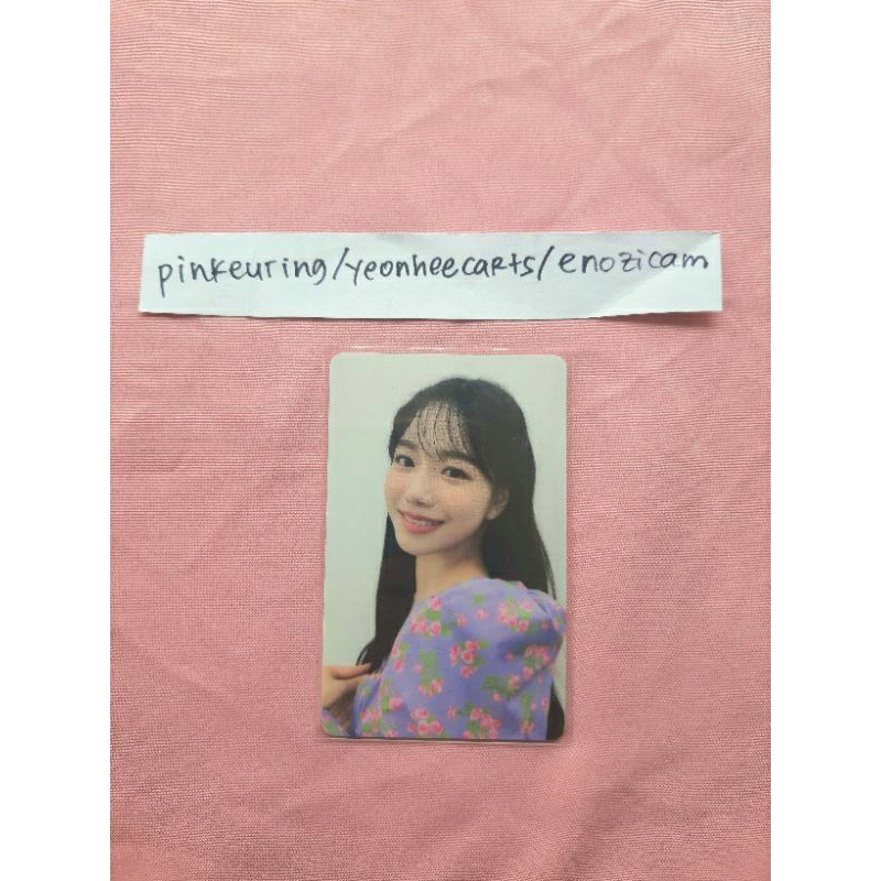 Jo Yuri - Glassy PVC PC LD Lucky Draw withdrama benefit photocard izone iz*one