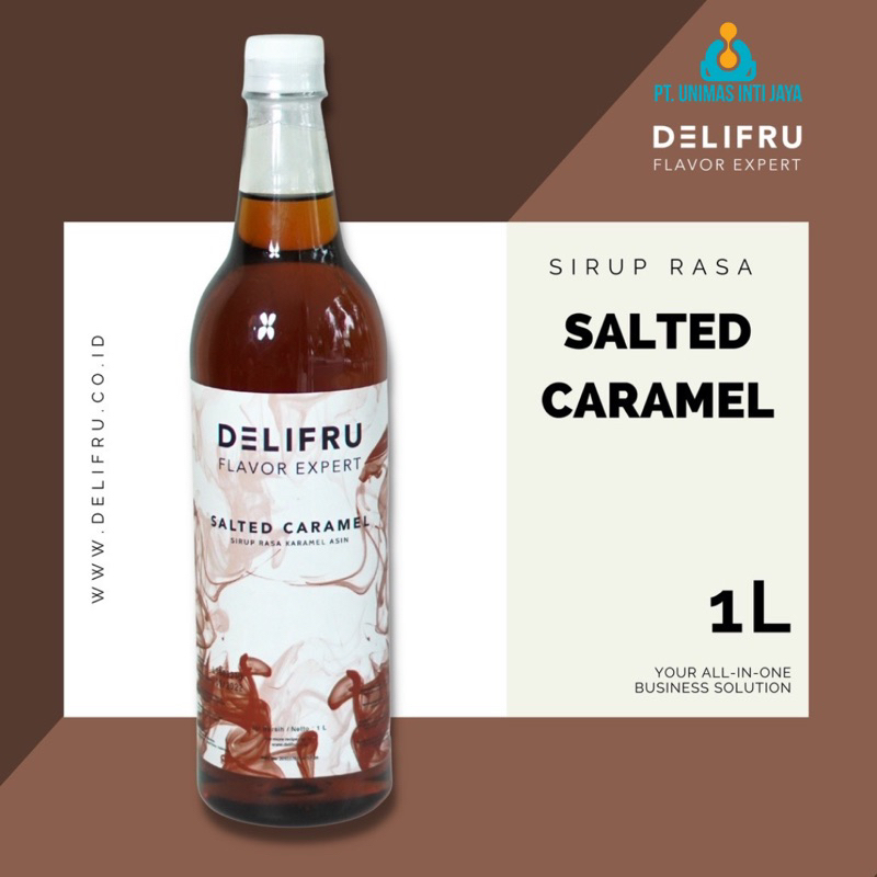 Syrup SALTED CARAMEL Delifru 1 Liter