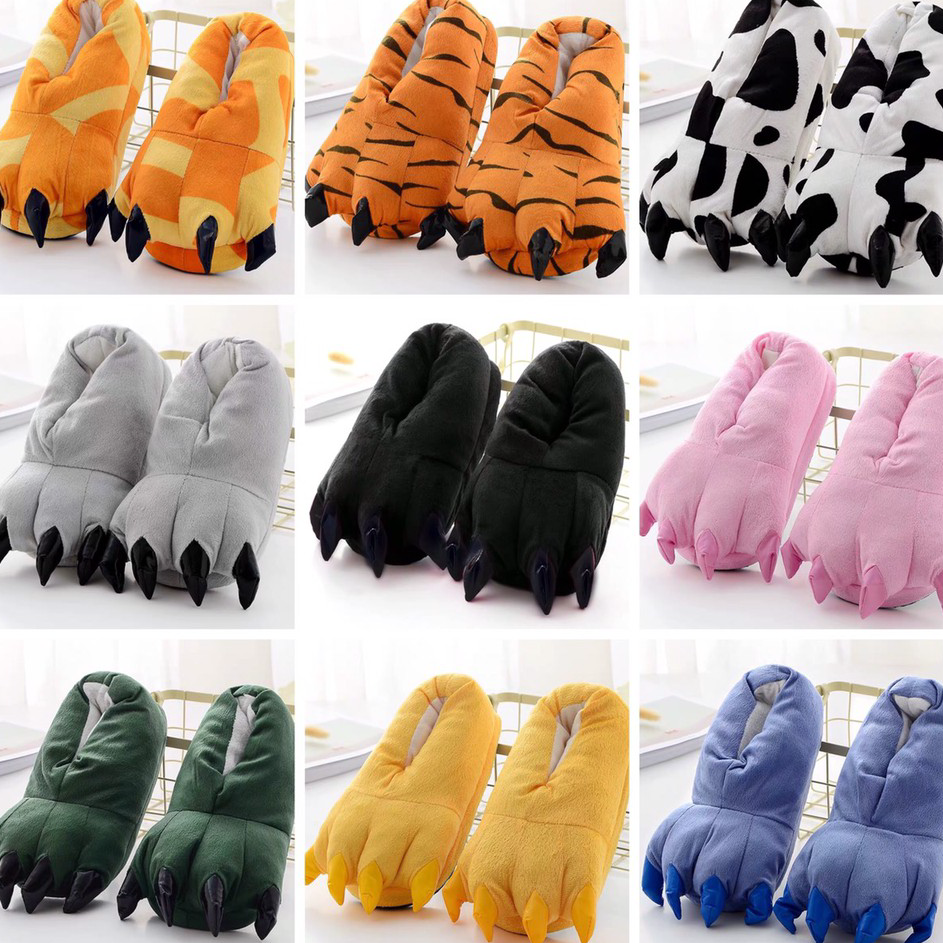 Murah SEPATU ONESIE SANDAL RUMAH CLAW DINOSAURUS DINO
