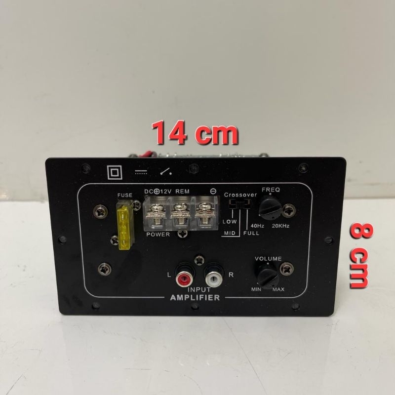 power kit subwoofer untuk speaker 6/8/10 dan 12 inch