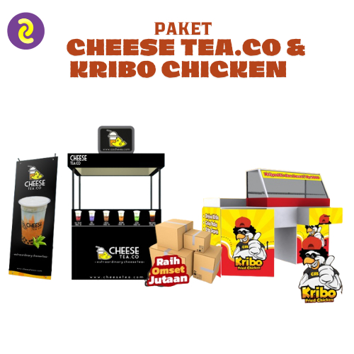 Paket Usaha Franchise CHEESE TEA & KRIBO CHICKEN