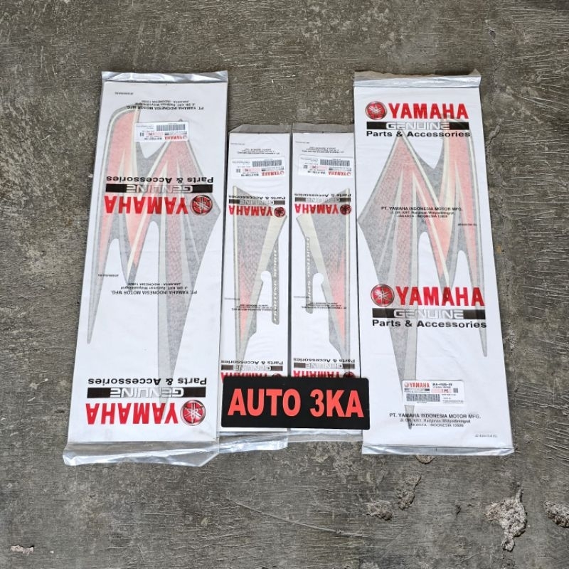 STICKER STRIPING RX KING RXKING 2003 HITAM ORANGE ORI ORIGINAL