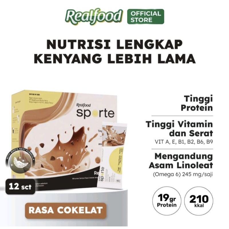 Realfood Sporte ecer Realmeals 50 gr sachet