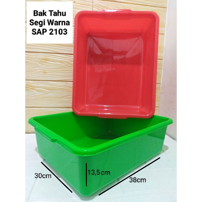 Bak Segi Warna / Baskom Segi/ Baskom Serbaguna Tebal