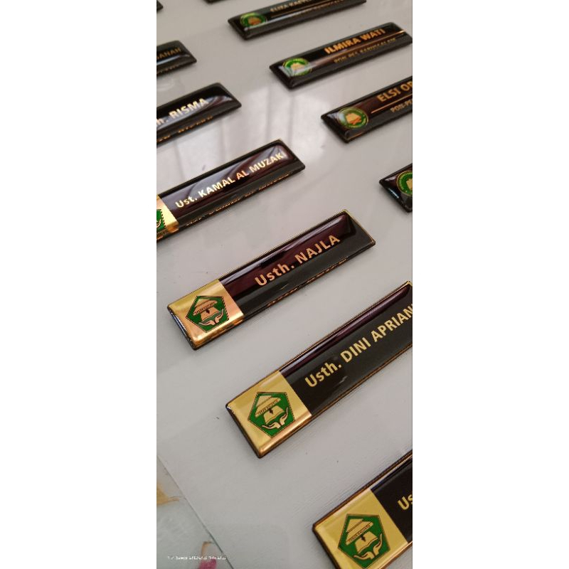 

(premium) Name Tag / papan Nama Dada