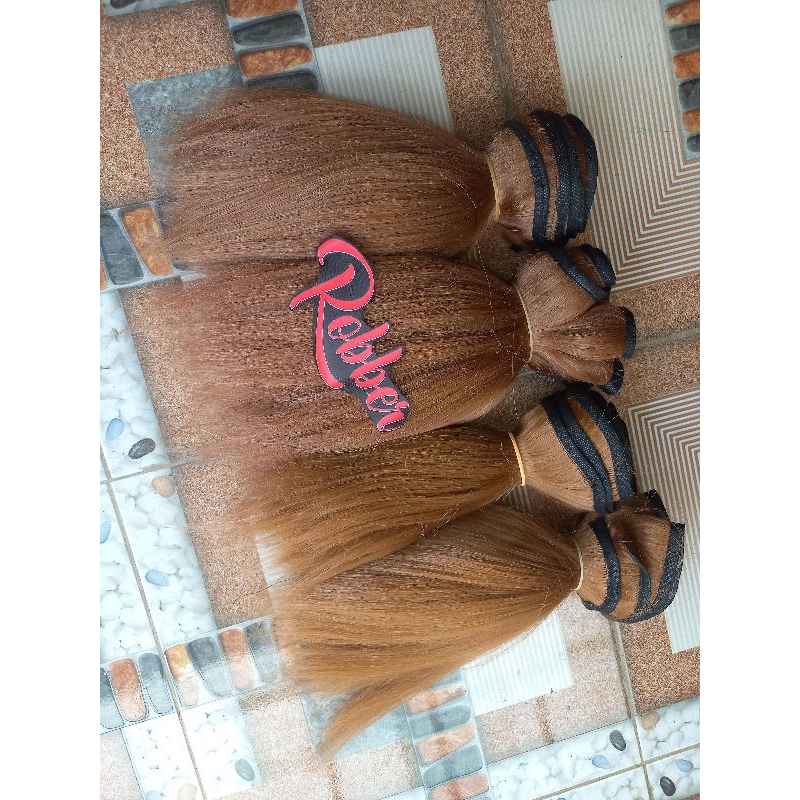 RAMBUT SINTETIS UKURAN 30CM KILOAN