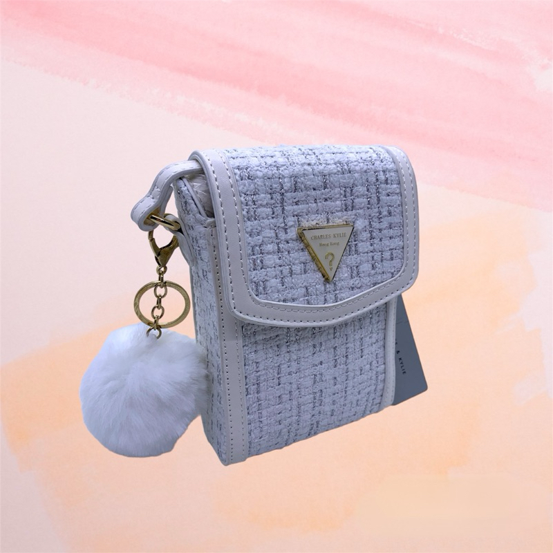 ✨ CAHRLES KYLIE  ✨ Tas Handphone Sling bag Tas wanita import Tas selempang wanita import Tas bahu wa