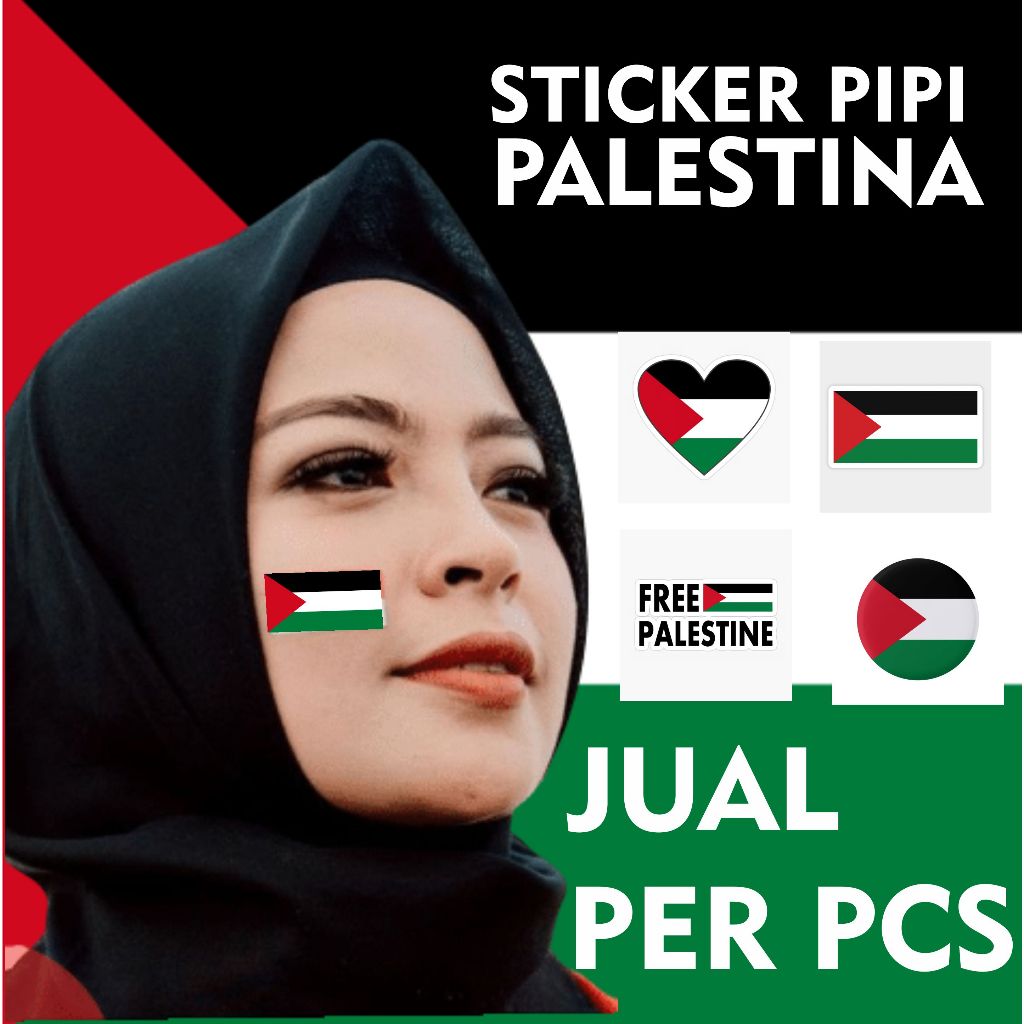 

STIKER PALESTINA STICKER PIPI BENDERA PALESTINA PALESTINE