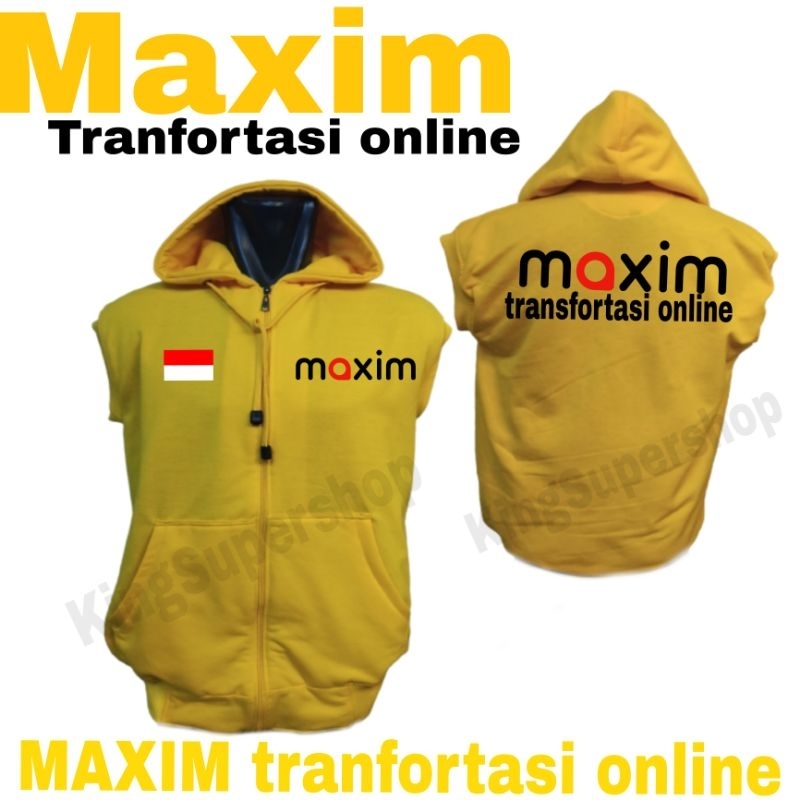 Jaket rompi driver Maxim jaket dewa rompi kuning driver Maxim terbaru...